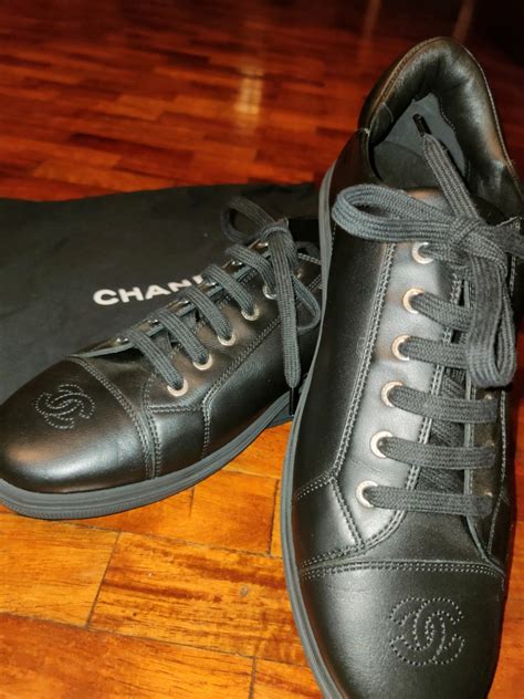 chanel uniform sneakers|chanel employee uniform.